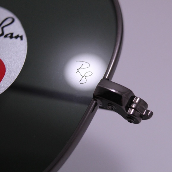 RAY-BAN RB 3025 004/58 POLARIZED GUNMETAL AVIATORS - Picture 8 of 8